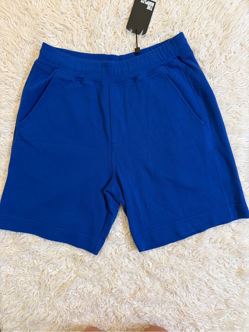 The Kooples Men's Royal Blue Athletic Knit Shorts